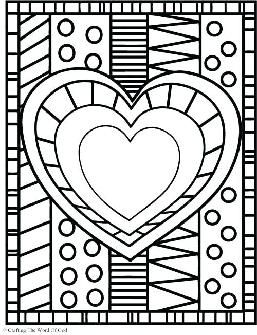 500x652 Love Coloring Pages For Adults