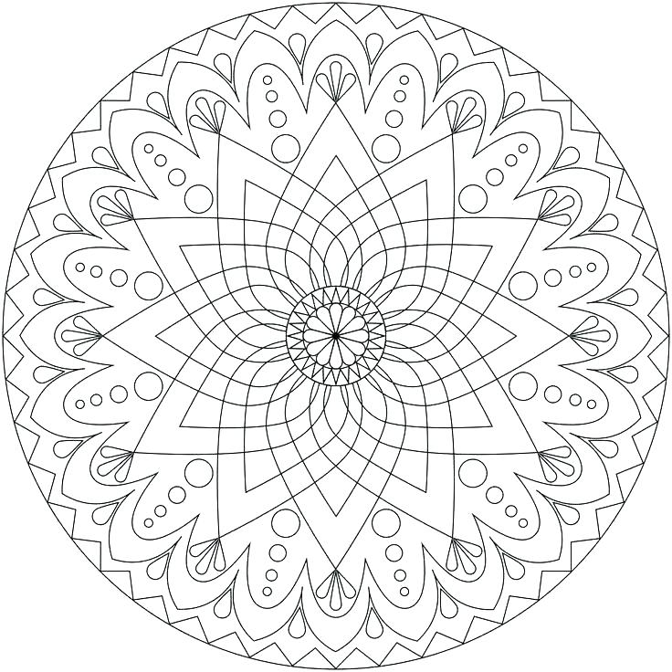 736x736 Mandala Coloring Pages Pdf Cool Mandala Coloring Pages Abstract