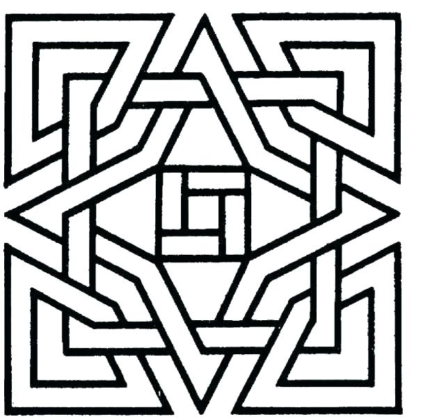 618x602 Patterns Coloring Pages Geometric Pattern Coloring Pages Geometric