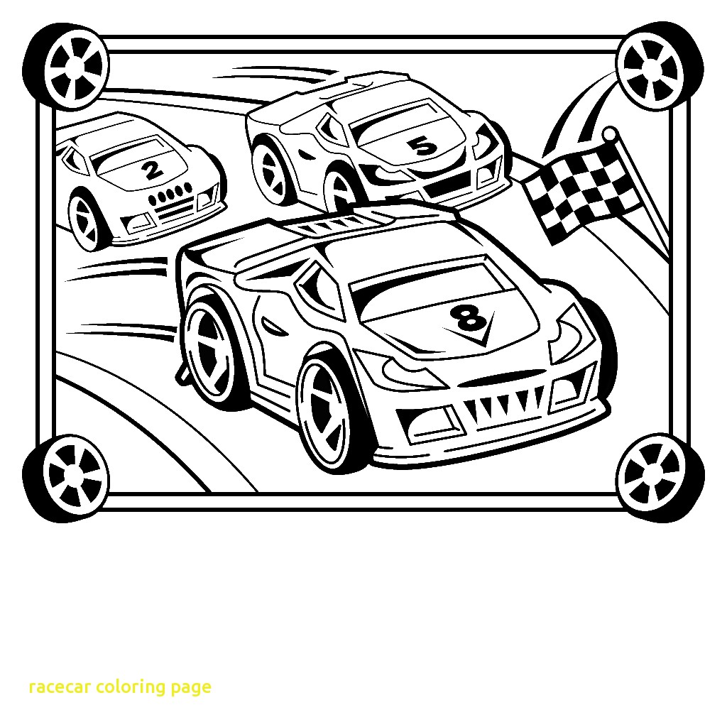 1024x1024 Mainstream Race Car Coloring Sheet Page Raceca
