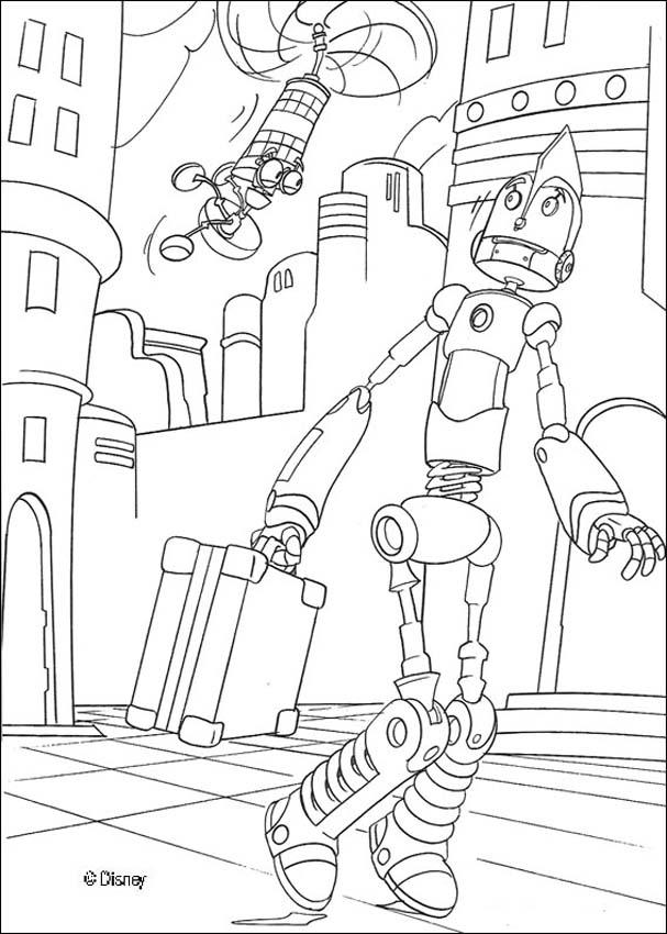 607x850 Robots Coloring Pages
