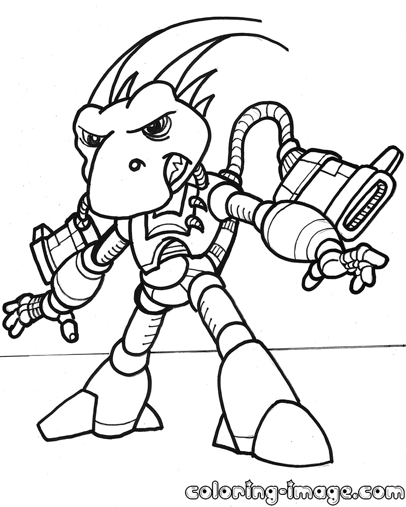 800x1000 Robot Dragon Free Coloring Pages For Kids