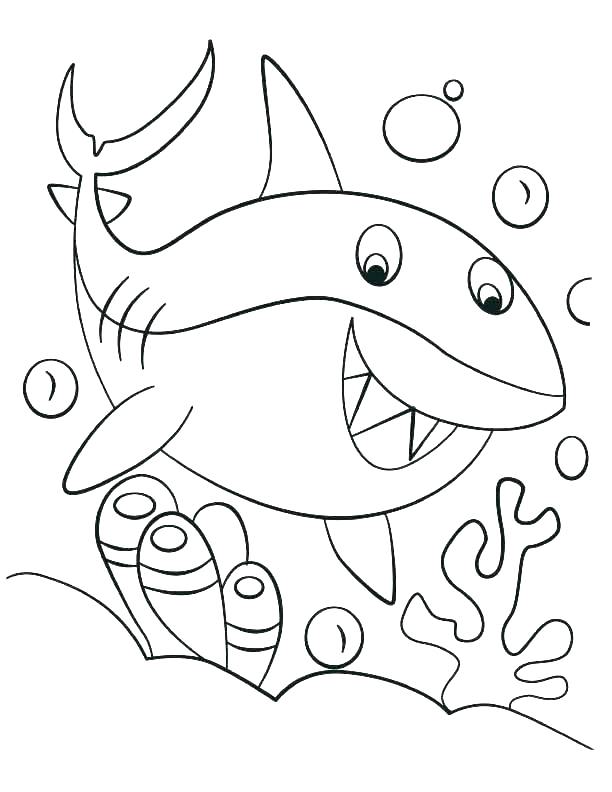 612x792 Shark Tale Coloring Pages Shark Coloring Pages Good Shark Coloring