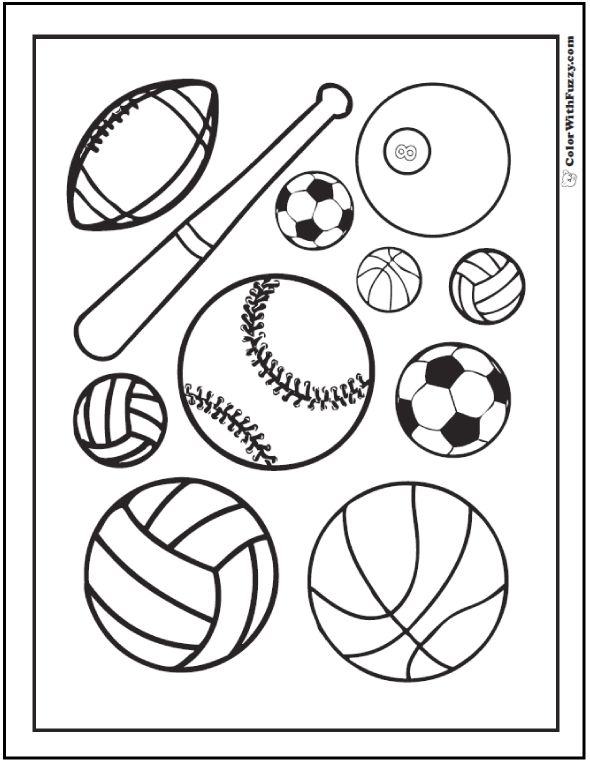 590x762 Sports Coloring Pages