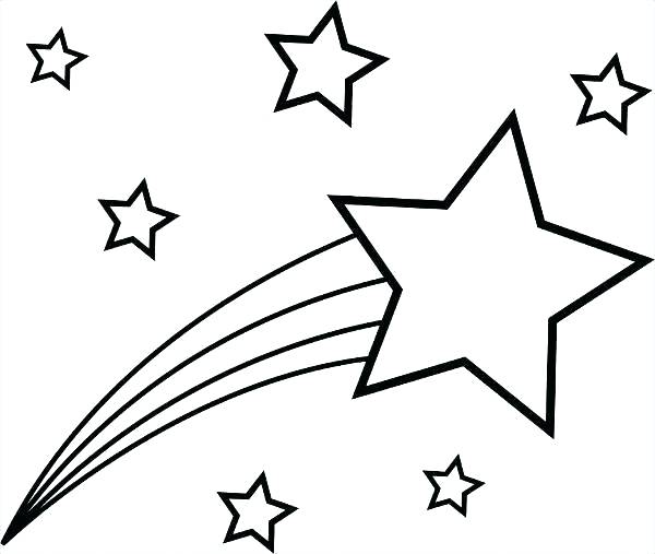 600x507 Constellation Coloring Pages Coloring Pages Star Shooting Star