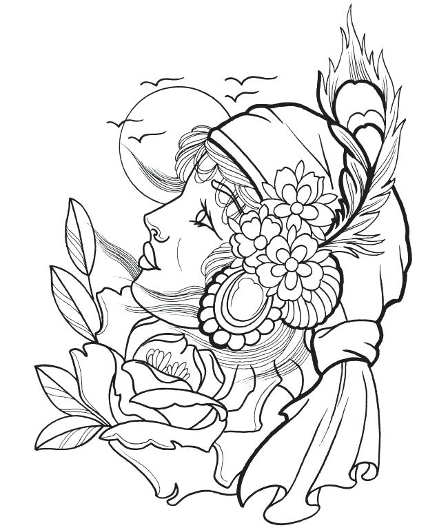 650x769 Free Tattoo Coloring Pages Tattoo Coloring Pages More Images