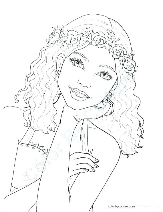 570x738 Teenage Coloring Pages Pingyume Teenage Coloring Pages Teenage