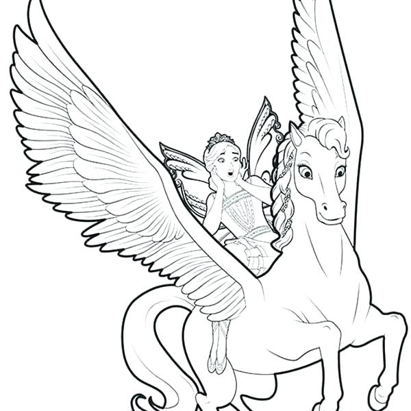 600x600 Unicorn Fairy Coloring Pages As Well As Flying Unicorn Coloring