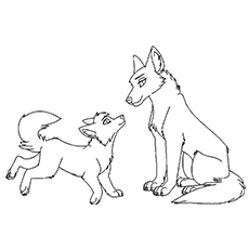 230x230 Top Free Printable Wolf Coloring Pages Online