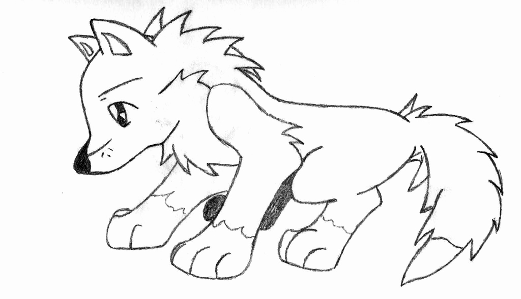 1024x589 Wolf Coloring Pages For Kids Image Baby Wolves Coloring Pages Many