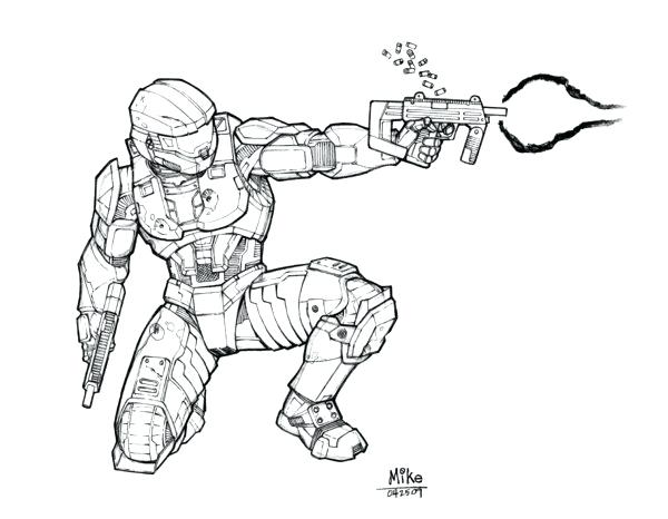 600x466 Halo Master Chief Coloring Pages Halo Coloring Page Free Coloring