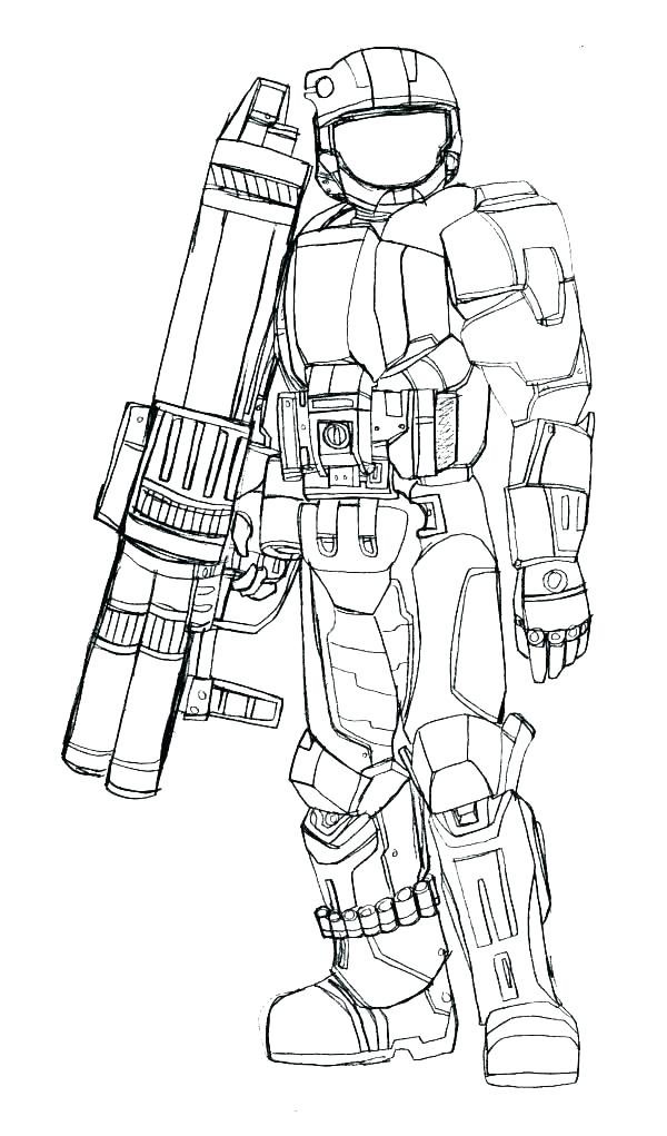 600x1021 Halo Coloring Page