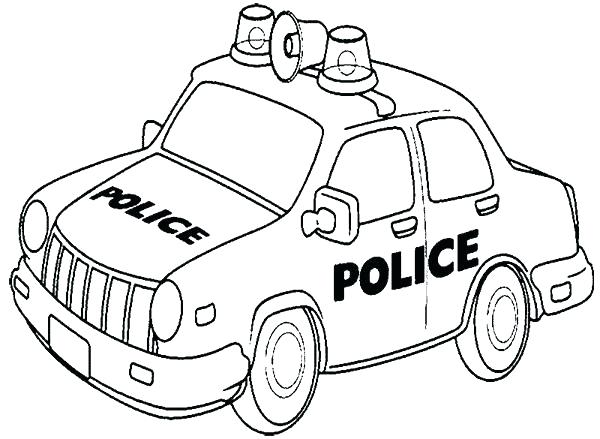 600x439 Cars Coloring Pictures Printable Coloring Police Car Coloring