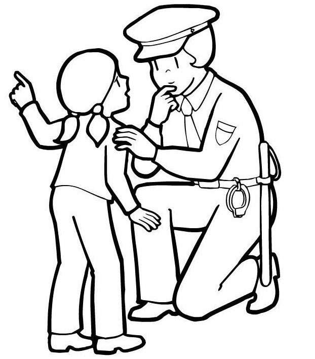 622x708 Police Officer Coloring Pages New Police Ficer Coloring Pages