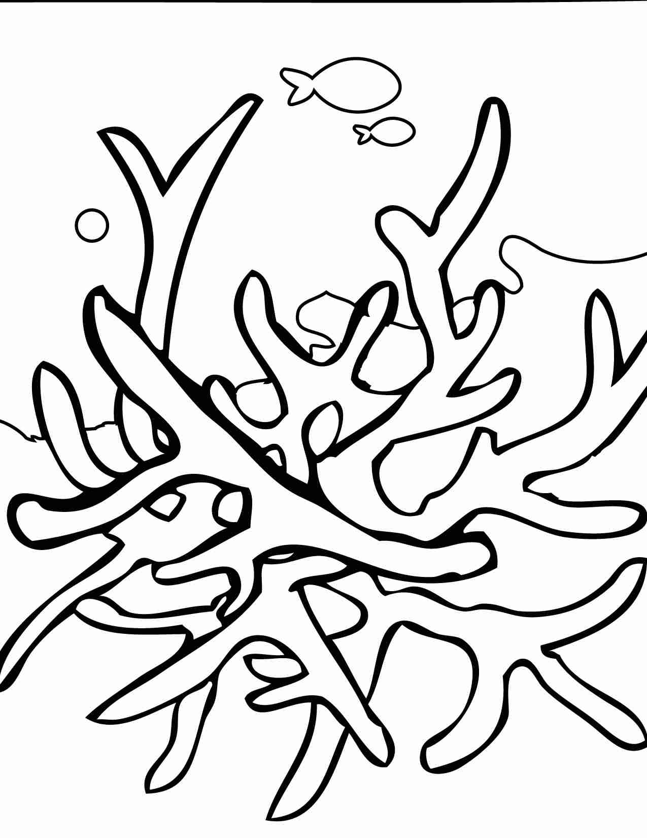 1275x1650 Find Fish Hidden In The Coral Reef Coloring Page Free Printable