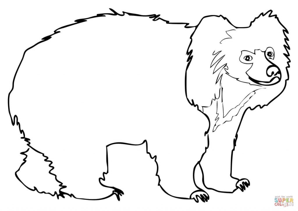 1024x726 Corduroy Bear Printable Coloring Page