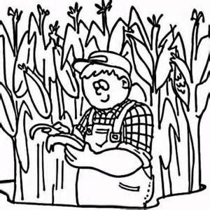 300x300 Corn Field Coloring Pages Sketch Template It's National Corn