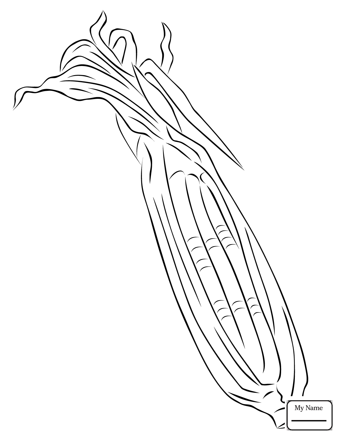 1182x1530 Vegetables Corn Stalk Coloring Pages For Kids Dravanizaza Com