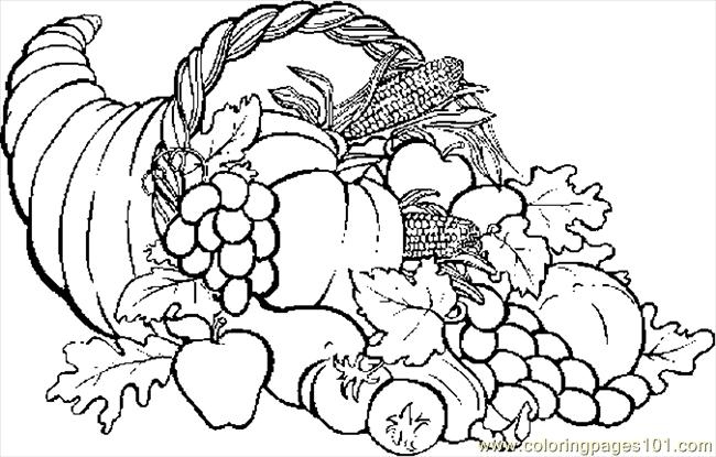 650x415 Cornucopia Coloring Pages Elegant Free Coloring Pages Thanksgiving