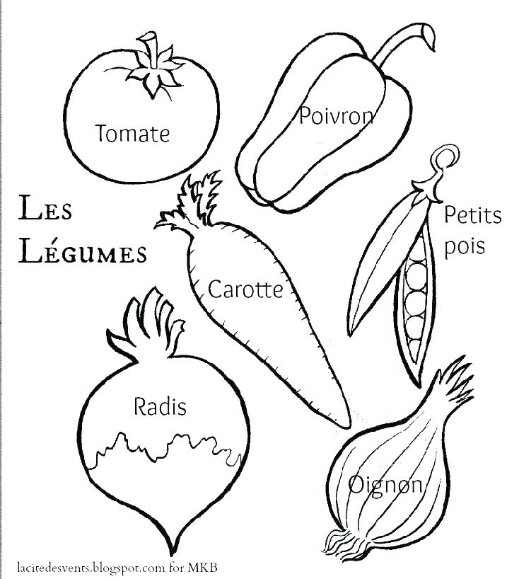 734x818 Vegetables And Fruits Coloring Pages Fruits Coloring Pages