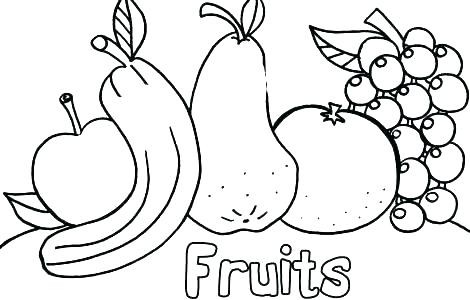470x300 Coloring Pages Of Fruit Fruits Of The Spirit Coloring Pages Fruit