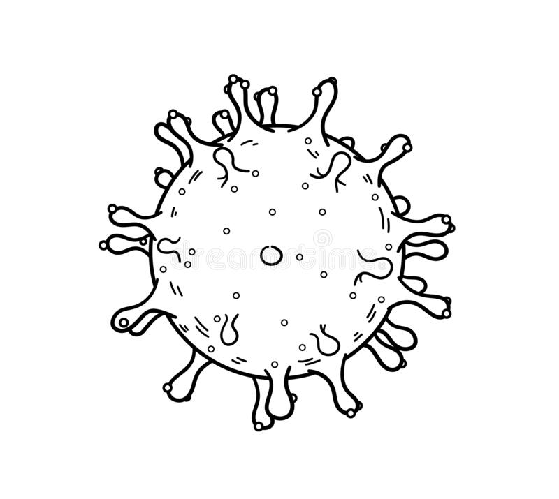 800x715 Coronavirus coloring pages