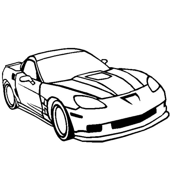 600x612 Corvette Cars, Corvette Cars Coloring Pages Coloring