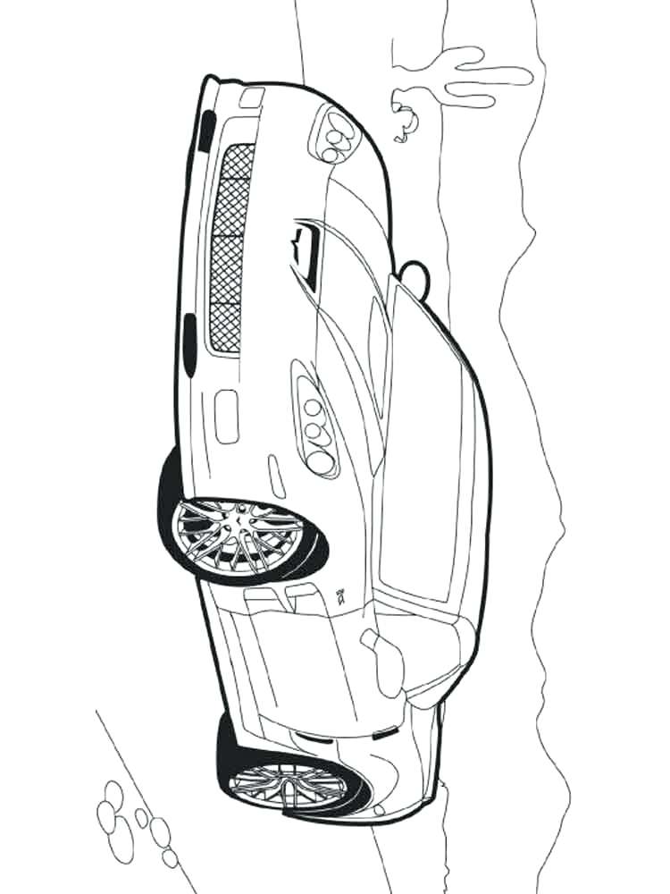 750x1000 Corvette Coloring Page