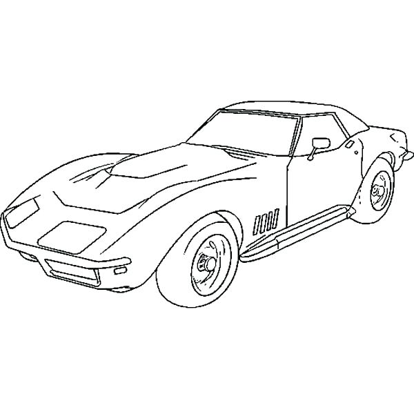 600x600 Corvette Coloring Page Corvette Coloring Pages Coloring Pages