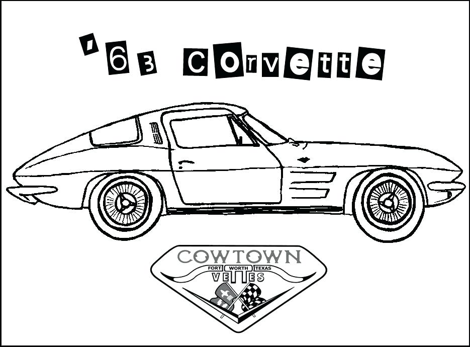 935x690 Corvette Coloring Pages