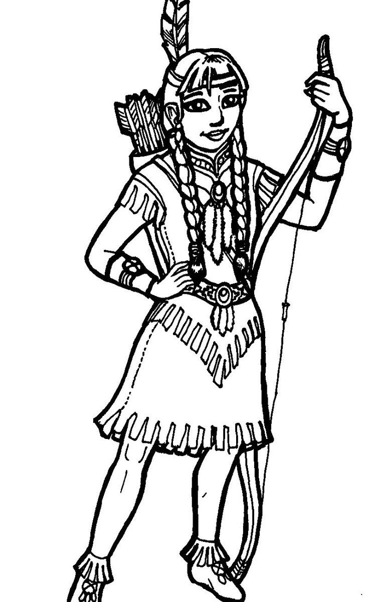 736x1200 Indian Costume Colouring Pages Staggering Coloring Page