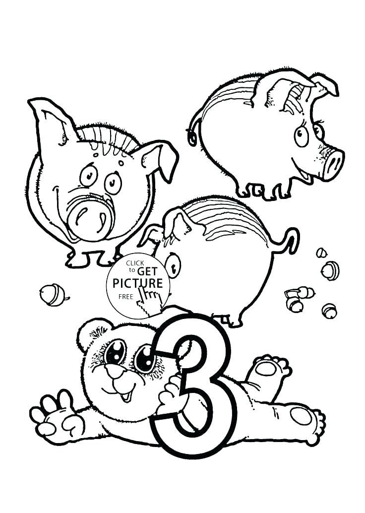 736x1034 Number Coloring Page Coloring Pages Numbers Counting Coloring