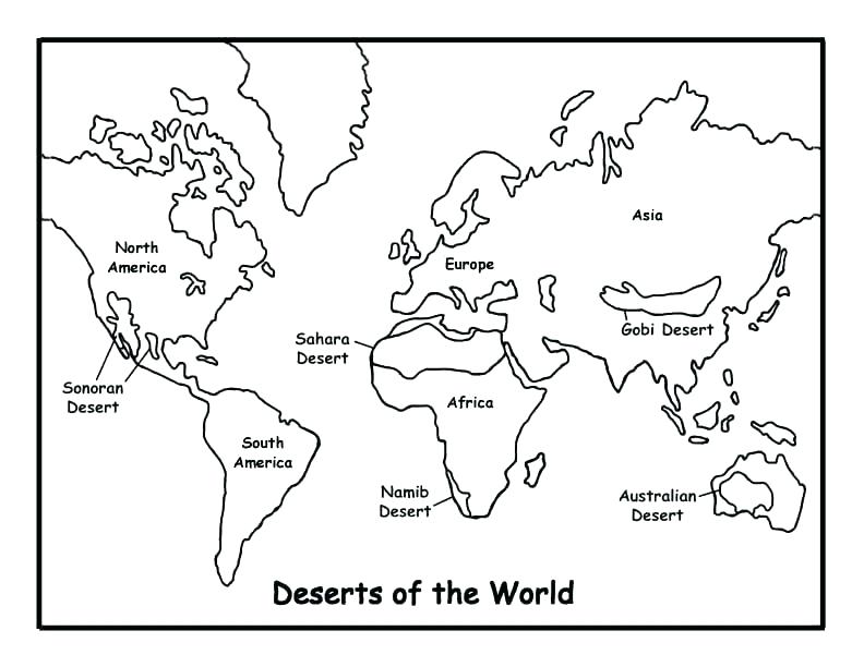 792x612 Map Of The World Coloring Page Coloring Page World Map Coloring