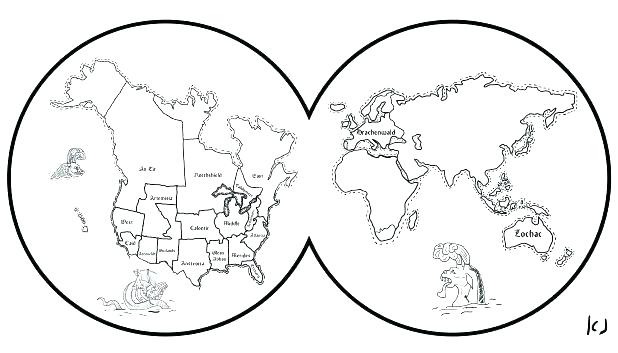 618x353 Map Of The World Coloring Page World Map Coloring Page Map