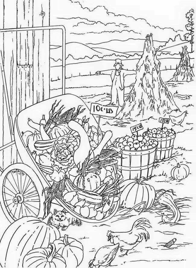 Country Coloring Pages