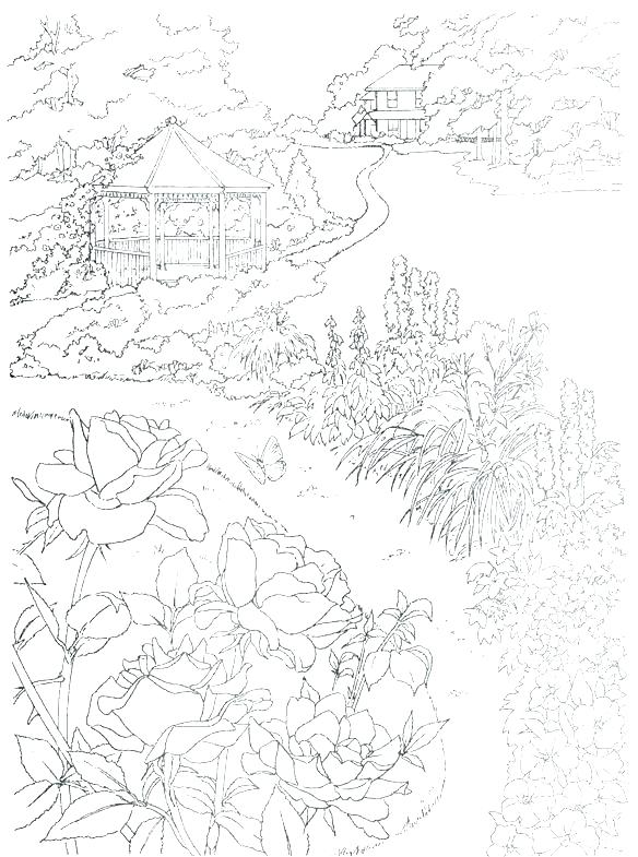 584x785 Country Coloring Pages Google Coloring Book Romantic Country