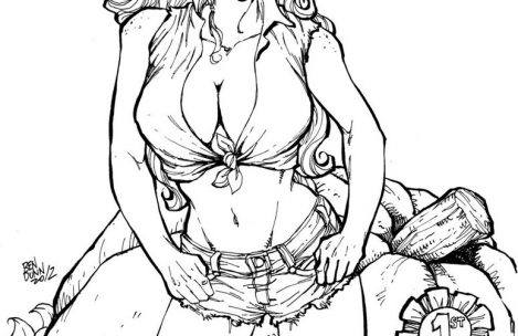 469x304 Country Girl Coloring Pages Just Colorings