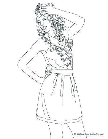 364x470 Singer Coloring Pages Pop Rock Singer Chance Coloring Page