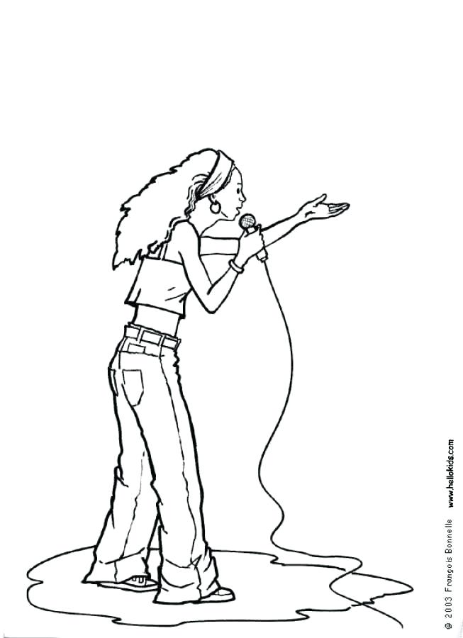 653x900 Singing Coloring Pages Apprentice Singing Coloring Page Singing