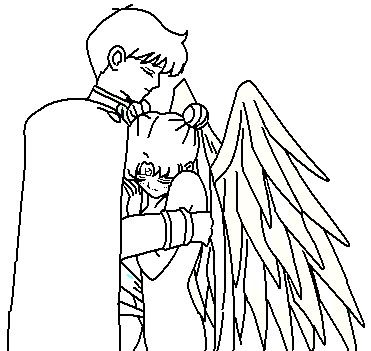 371x351 Couple Coloring Page