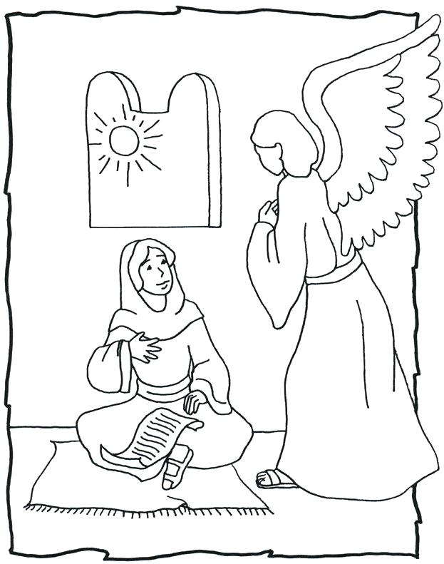 623x791 Hail Mary Coloring Page Mother Coloring Pages The Chapter