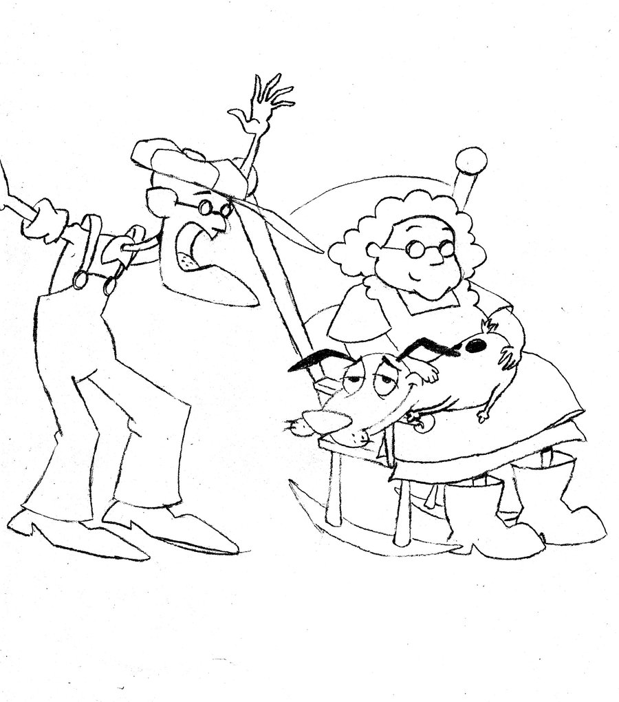 900x1020 Top Courage The Cowardly Dog Coloring Pages Images And Pictures