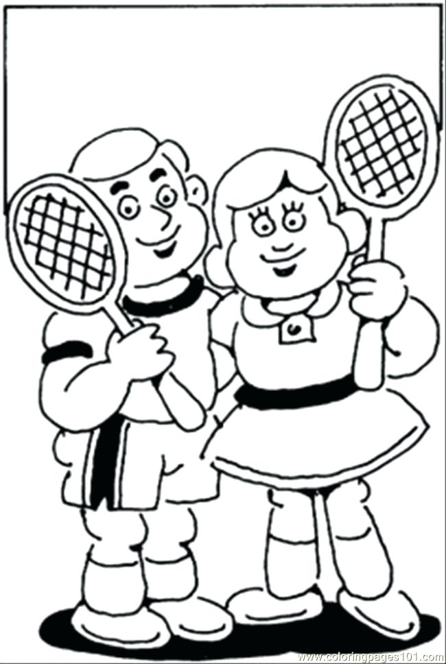 650x968 Tennis Coloring Pages Tennis Court Coloring Pages