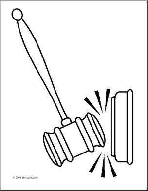 304x392 Clip Art Gavel
