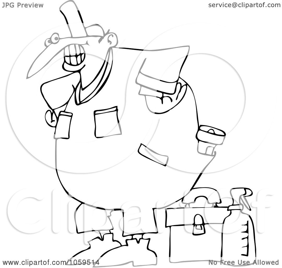 1080x1024 Royalty Free Vector Clip Art Illustration Of A Coloring Page