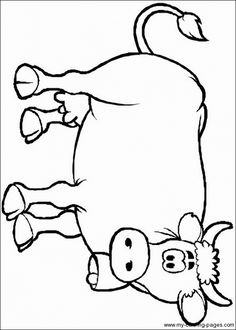 236x330 Farm Animal Coloring Pages Cow, Farming And Horse