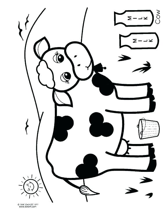 562x720 Cartoon Cow Coloring Pages Fuhrer Von