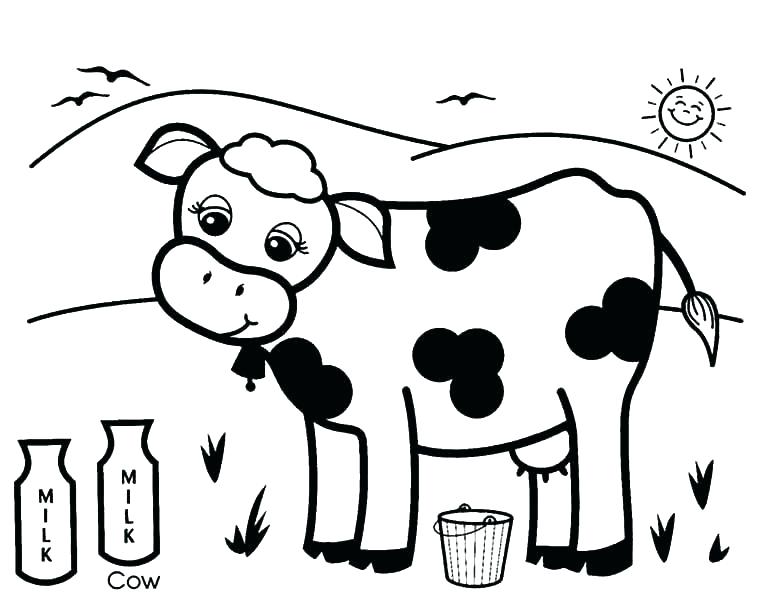 769x600 Cow Coloring Pages Coloring Page Cow Cow Coloring Pages Coloring