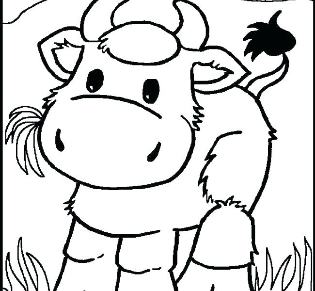 650x600 Cow Color Page Cow Coloring Pages Cow Colouring Sheet Coloring