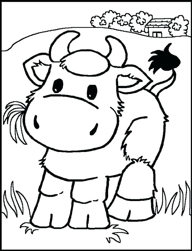 650x849 Printable Color Pages Cow Printable Coloring Pages Cute Cow